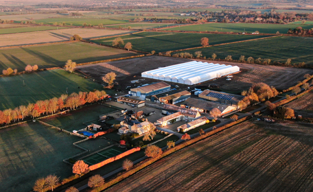Featherbed Fruits polytunnel project using innovative technologies