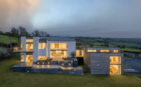 Architectural masterpiece for car enthusiasts in the Derbyshire Countryside