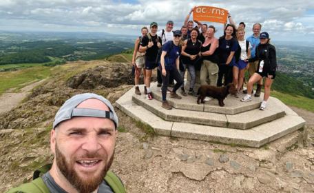 Malvern hills Fisher German charity walk