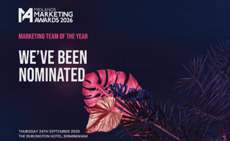 Marketing team shortlisted for Midlands Marketing Award 