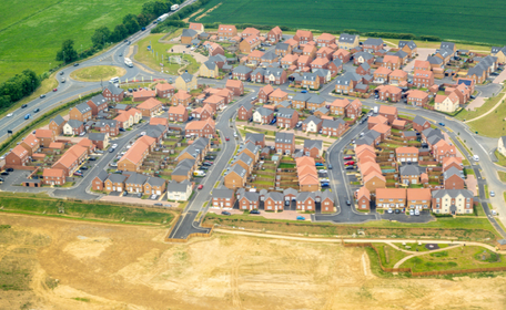 New Build Estate Aerial