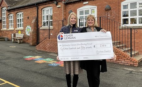 Building Communities Scheme donates £1,850 to Worcestershire school