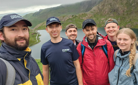 Bury St Edmunds team climb Mount Snowdon for FCN 