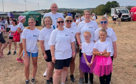 Ashby team take on their third Loughborough Colour Run to raise funds for Living Without Abuse charity 